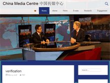 Tablet Screenshot of chinamediacentre.org
